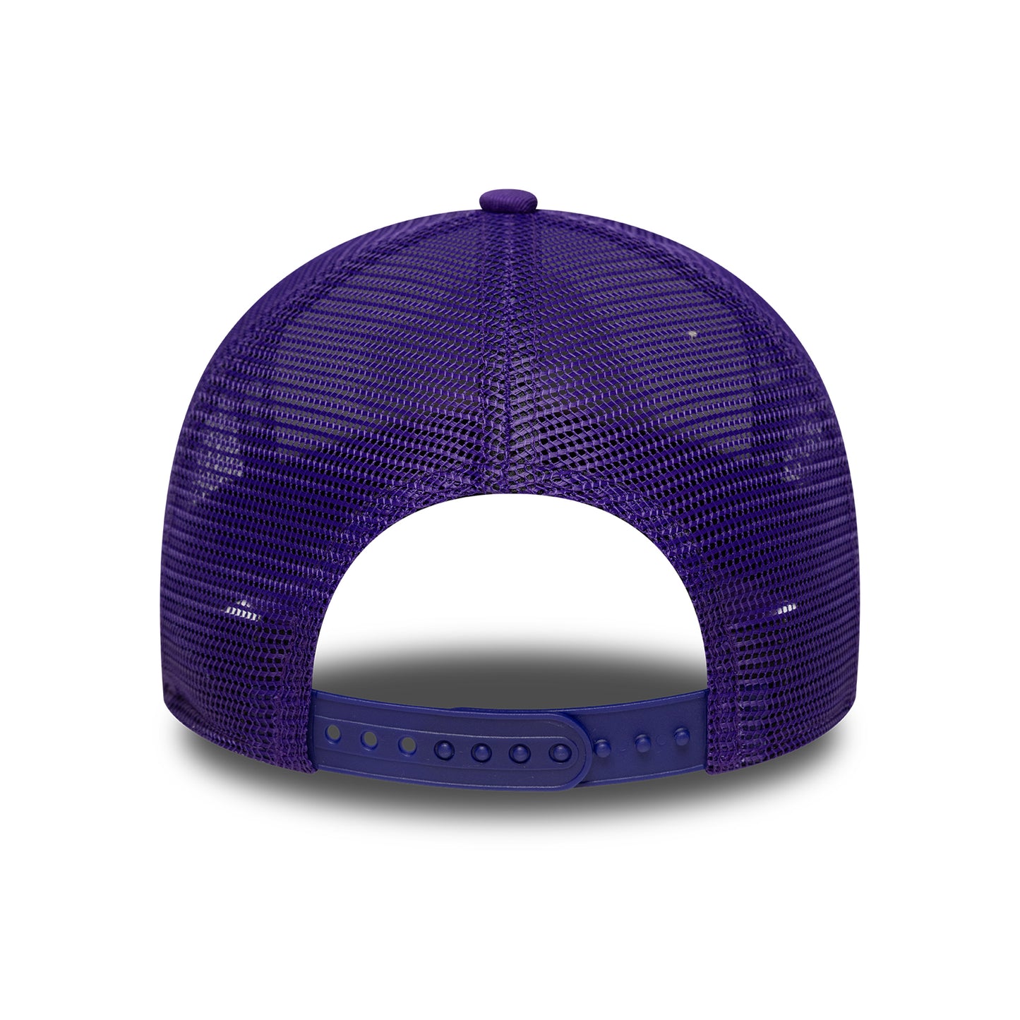 New Era L.A. Lakers A-Frame Trucker Cap - NBA Side Patch - Purple-White