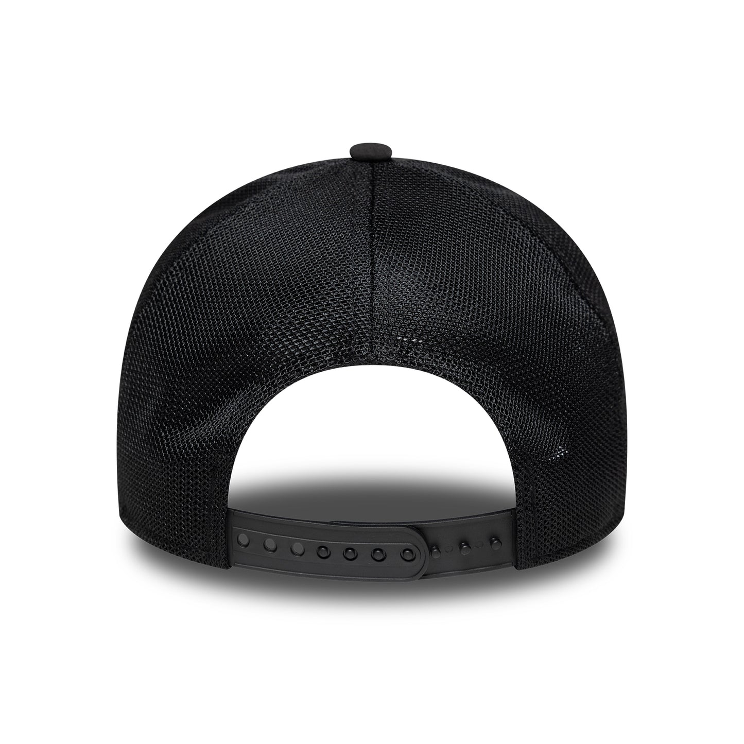 New Era Seattle Mariners A-Frame Trucker Cap - MLB Sport Featherweight - Black On Black