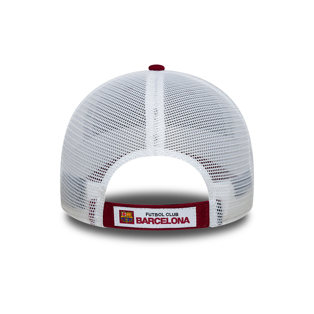 New Era 9FORTY FC Barcelona Trucker Cap - League - Cardinal-White