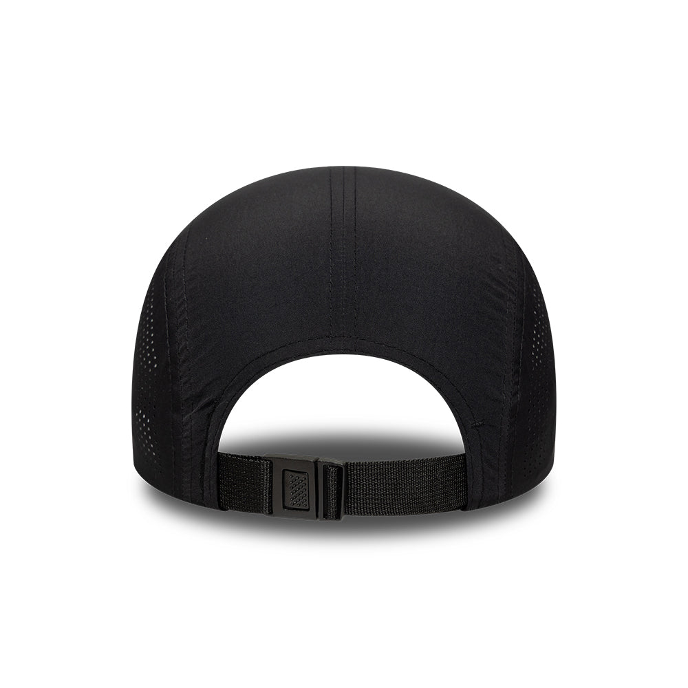 New Era New York Yankees 5 Panel Cap - MLB Tech Midi Runner - Black On Black