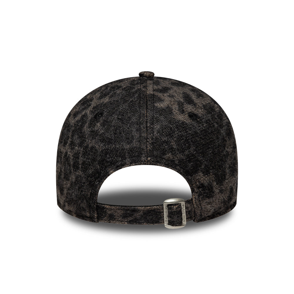 New Era Womens 9FORTY L.A. Dodgers Baseball Cap - MLB Cosy Leopard - Black