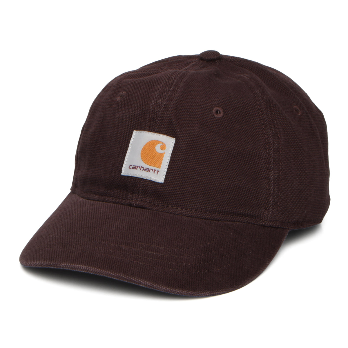 Carhartt WIP Hats Selby Washed Cotton Canvas Baseball Cap - Chestnut