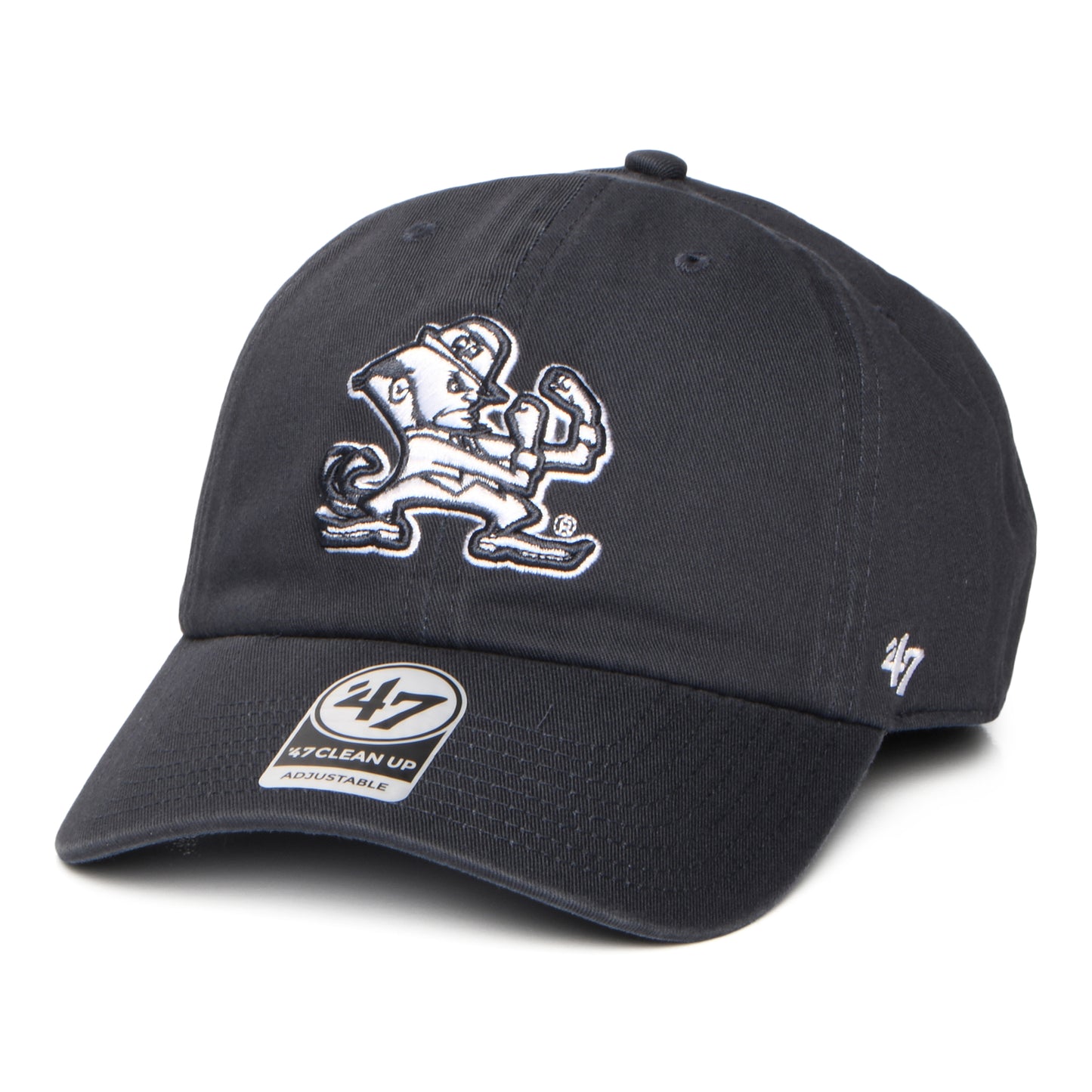 47 Brand Notre Dame Fighting Irish Baseball Cap - NCAA Clean Up - Washed Navy