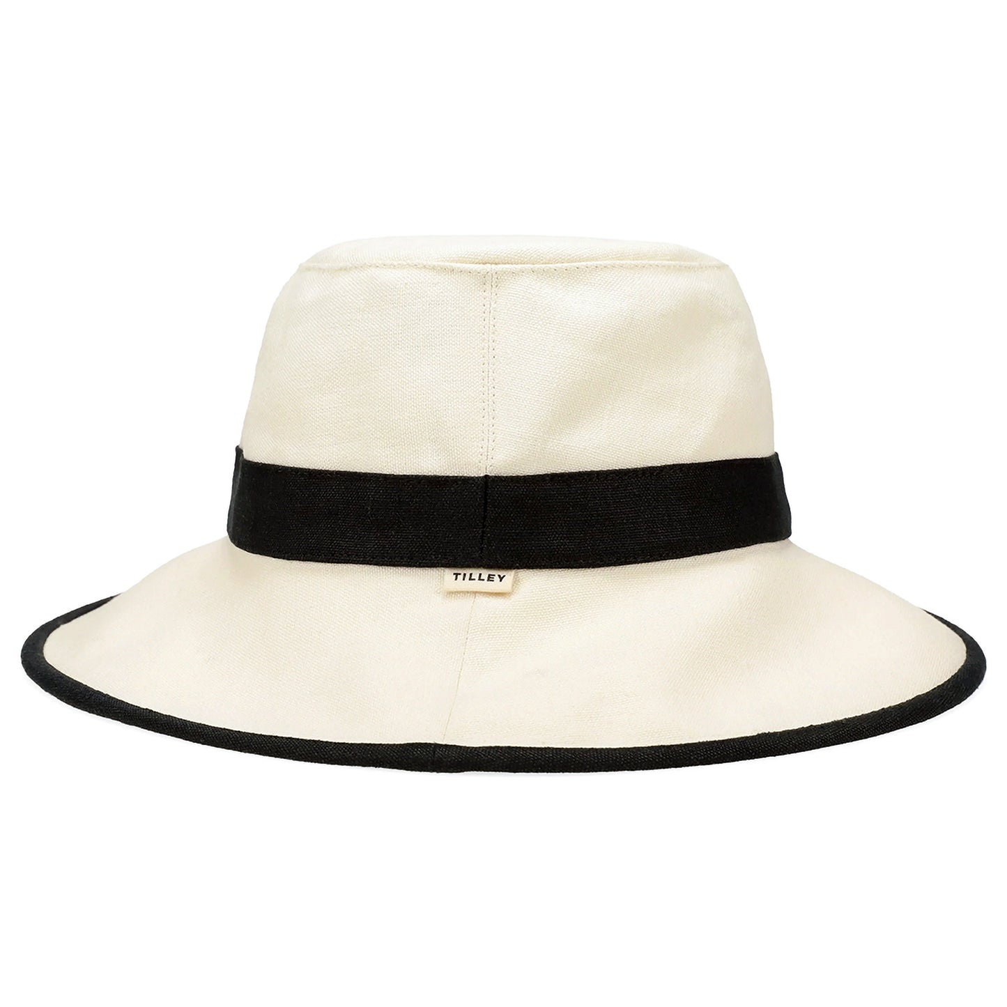Tilley Hats Adrienne Hemp Packable Sun Hat - Black-White