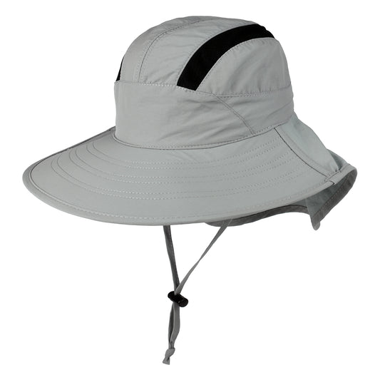 Scala Hats Natalie Foldable Sun Hat - Grey