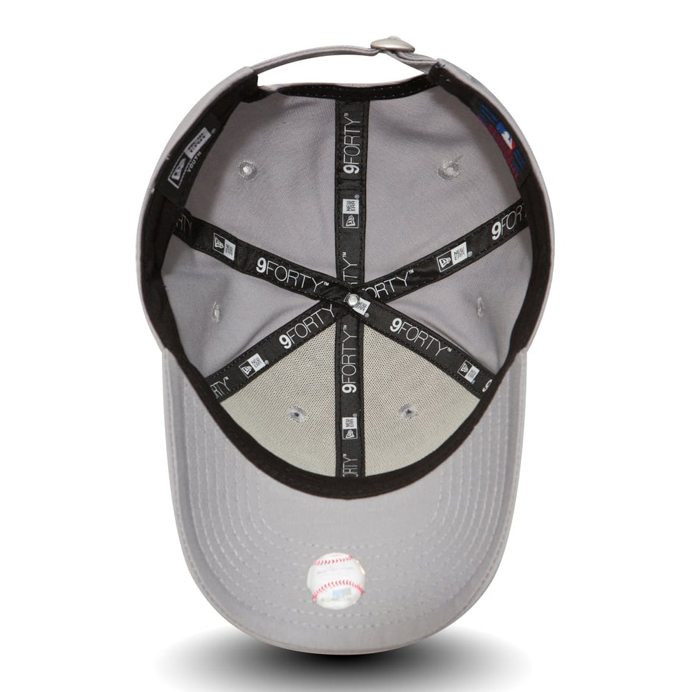 New Era Kids 9FORTY New York Yankees Baseball Cap - MLB League Essential - Grey