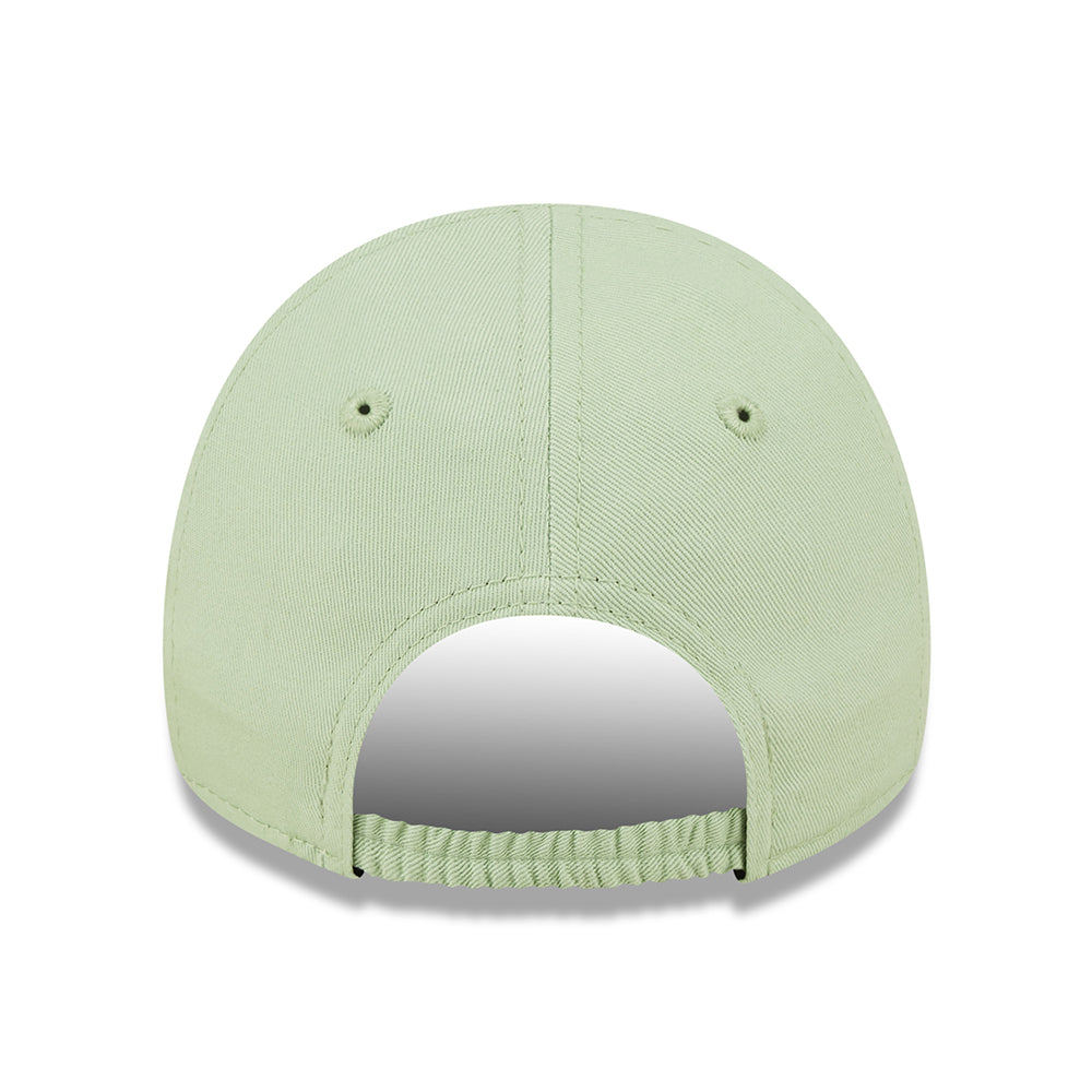 New Era Baby 9FORTY L.A. Dodgers Baseball Cap - MLB League Essential - Light Green-White