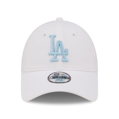 New Era Kids 9FORTY L.A. Dodgers Baseball Cap - MLB League Essential - White-Light Blue