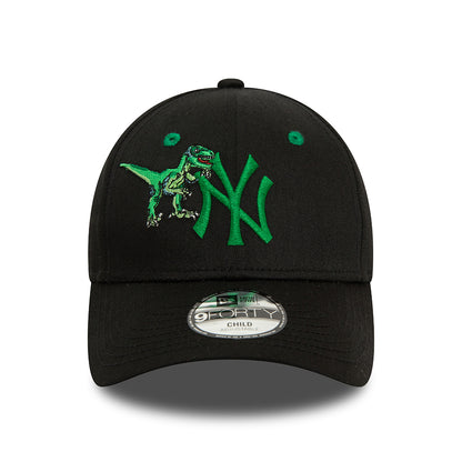 New Era Kids 9FORTY New York Yankees Baseball Cap - MLB Graphic - Black-Green