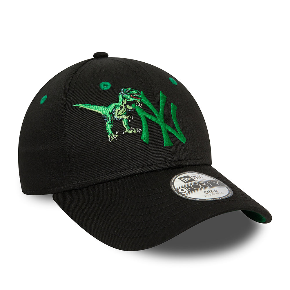 New Era Kids 9FORTY New York Yankees Baseball Cap - MLB Graphic - Black-Green