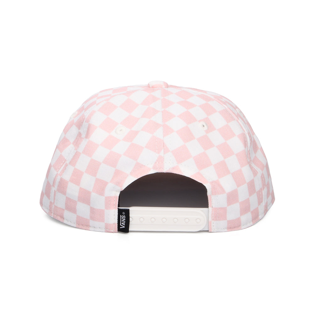 Vans Hats Kids Willow Checkerboard Snapback Cap - Pink-White