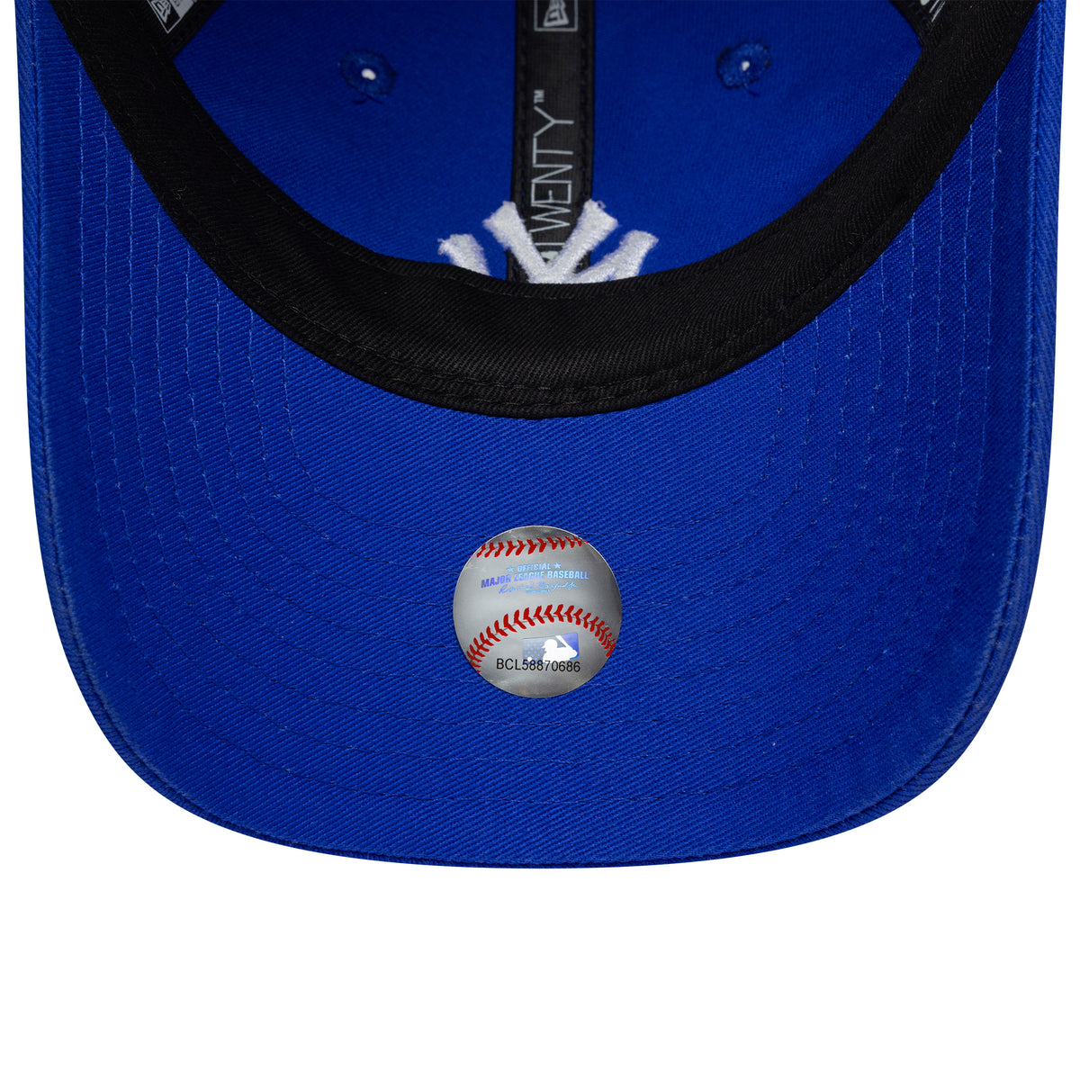 New Era Kids 9TWENTY New York Yankees Baseball Cap - MLB League Essential - Deep Blue-White