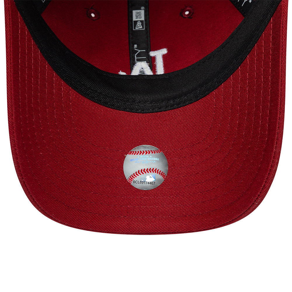 New Era Kids 9TWENTY L.A. Dodgers Baseball Cap - MLB League Essential - Deep Red-White