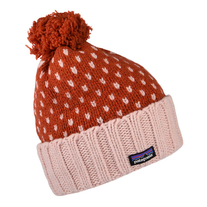 Patagonia Hats Snowbelle Recycled Wool Bobble Hat - Clay
