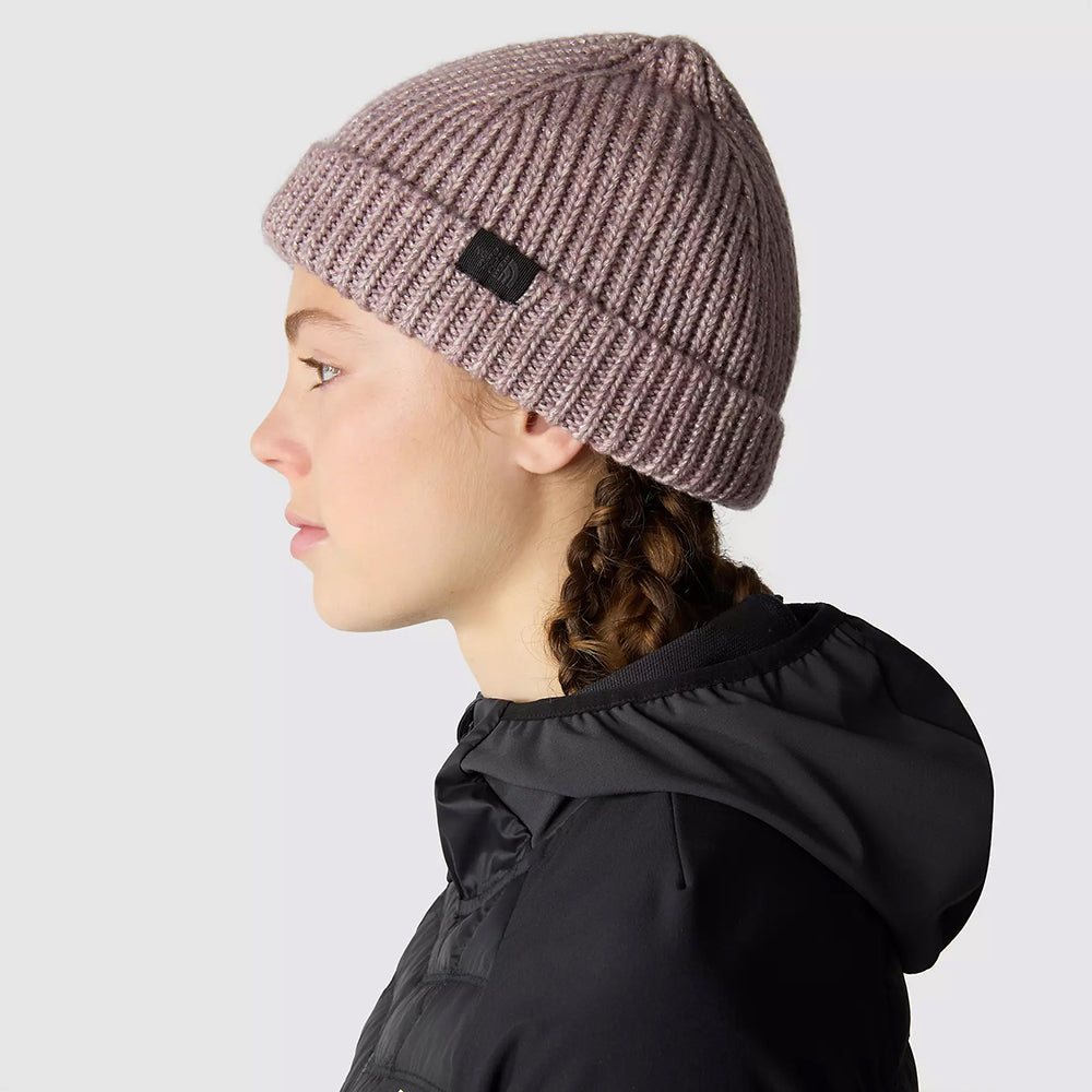 The North Face Hats Airspun Slouchy Beanie Hat - Dusty Mauve