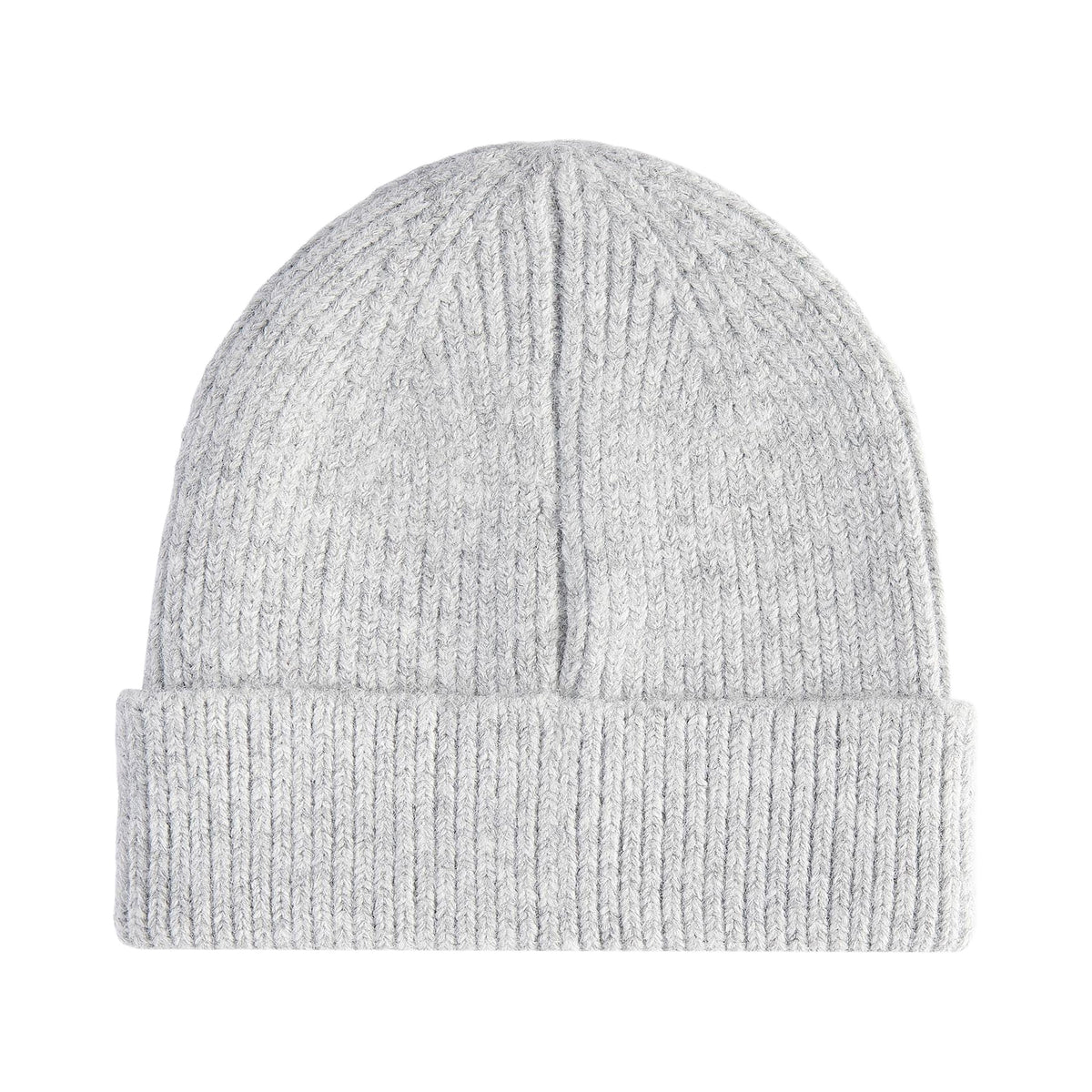 Barbour Hats Pendle Recycled Cuffed Beanie Hat - Light Grey