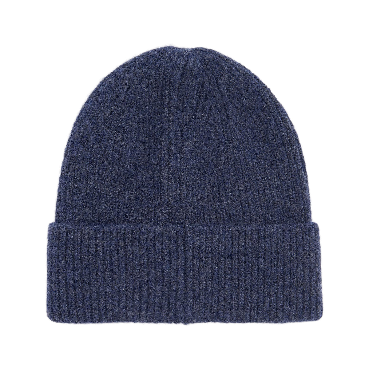 Barbour Hats Pendle Recycled Cuffed Beanie Hat - Navy Blue