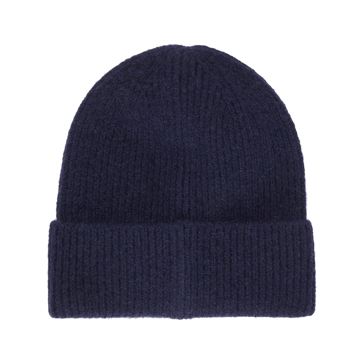 Barbour Hats Kirton Cuffed Beanie Hat - Navy Blue