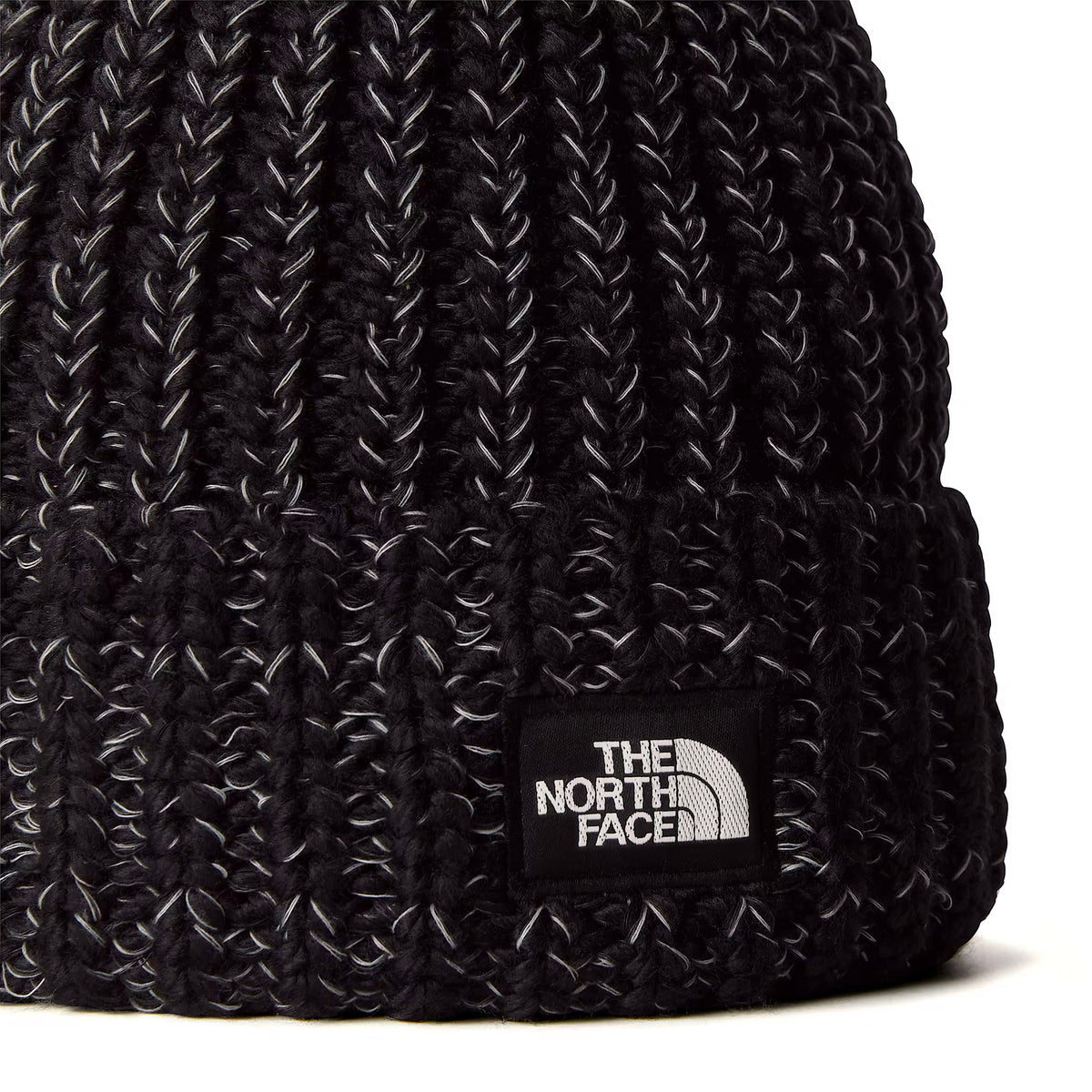 The North Face Hats Cozy Chunky Cabin Bobble Hat - Black-White