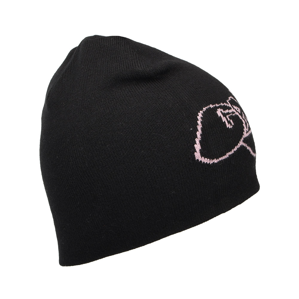 Carhartt WIP Hats Screwed Up Scripter Beanie Hat - Black-Light Pink