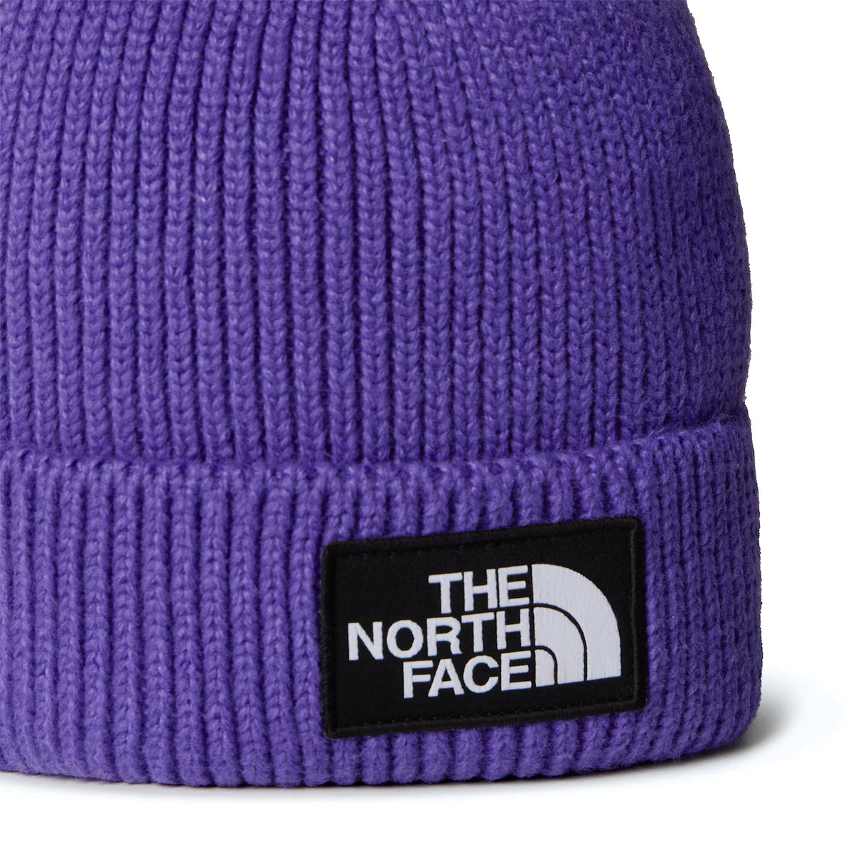 The North Face Hats TNF Logo Box Recycled Beanie Hat - Purple