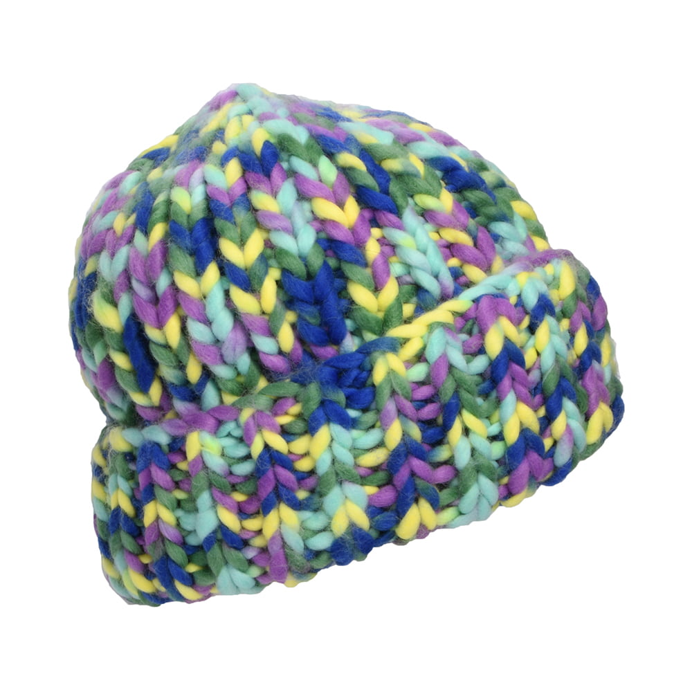 Barts Hats Miterra Space-Dyed Recycled Beanie Hat - Violet-Lime
