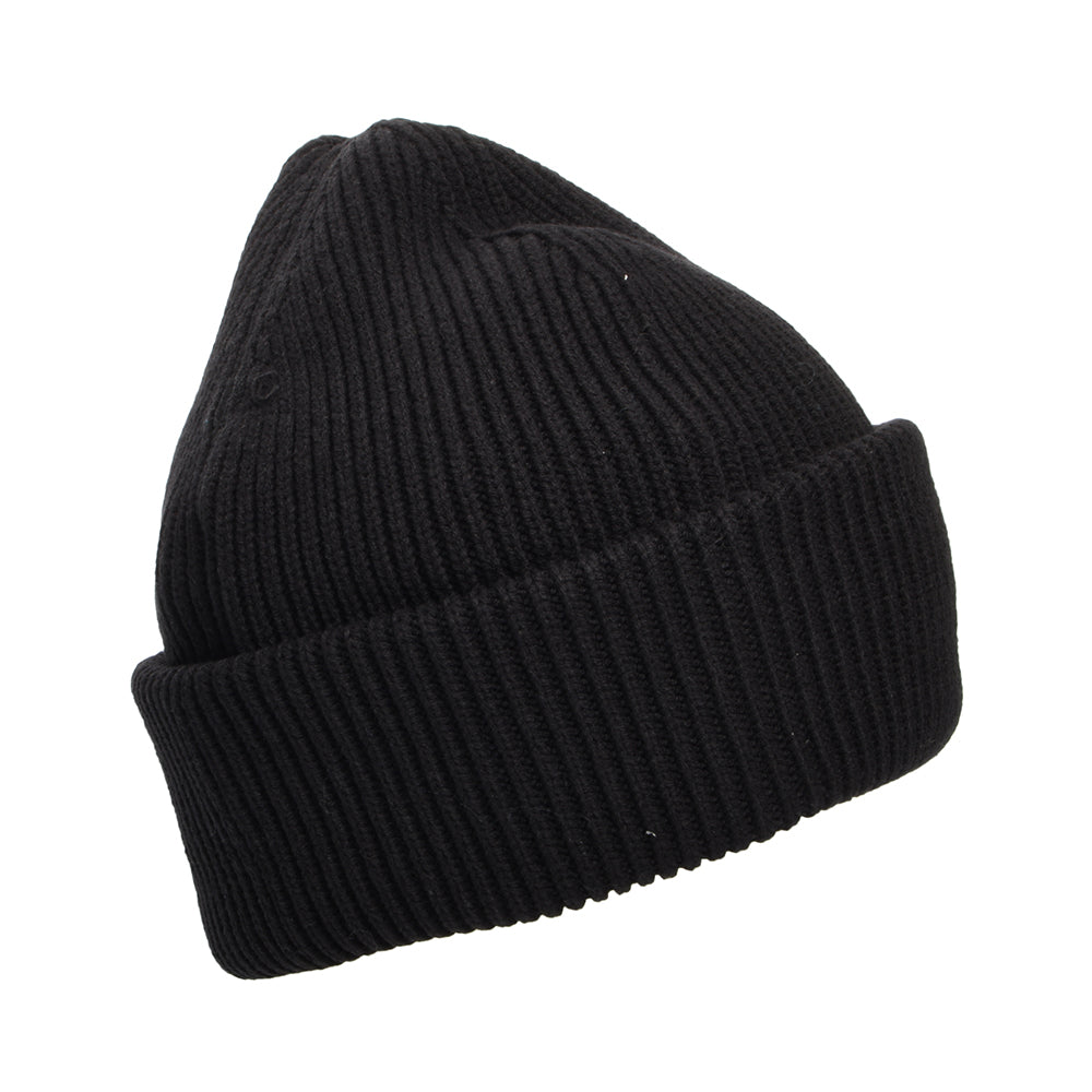 Barbour International Flex Cotton Blend Beanie Hat - Black