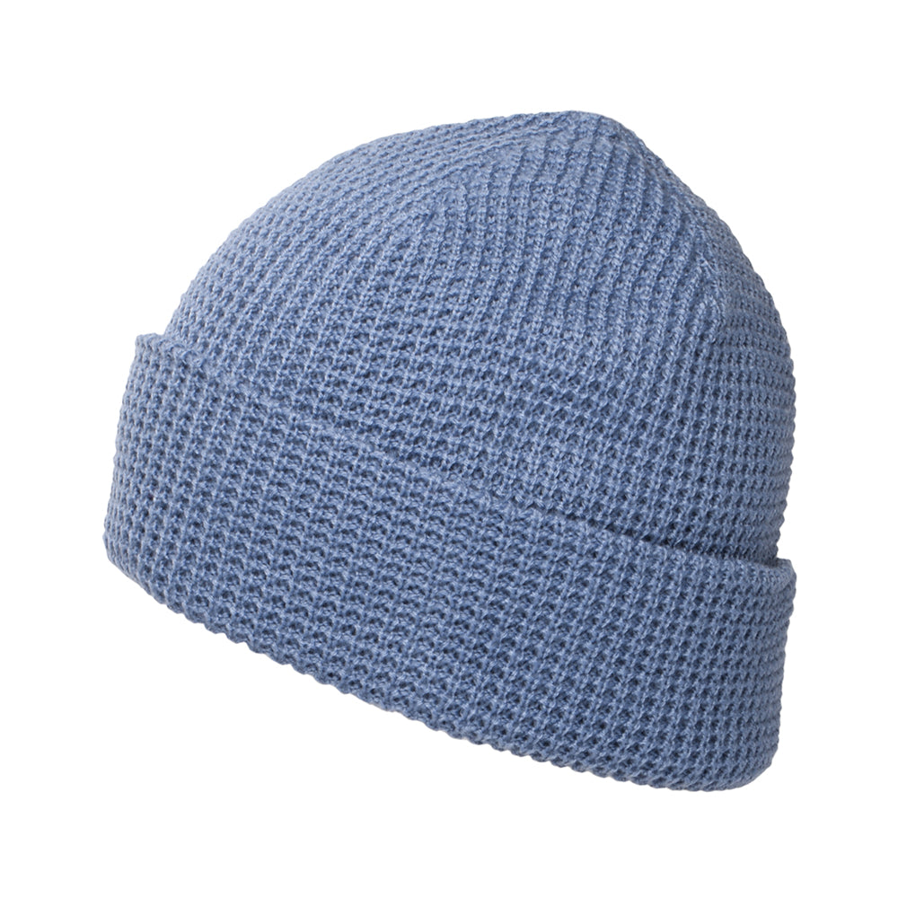 Patagonia Hats Snowdrifter Waffle Knit Beanie Hat - Blue