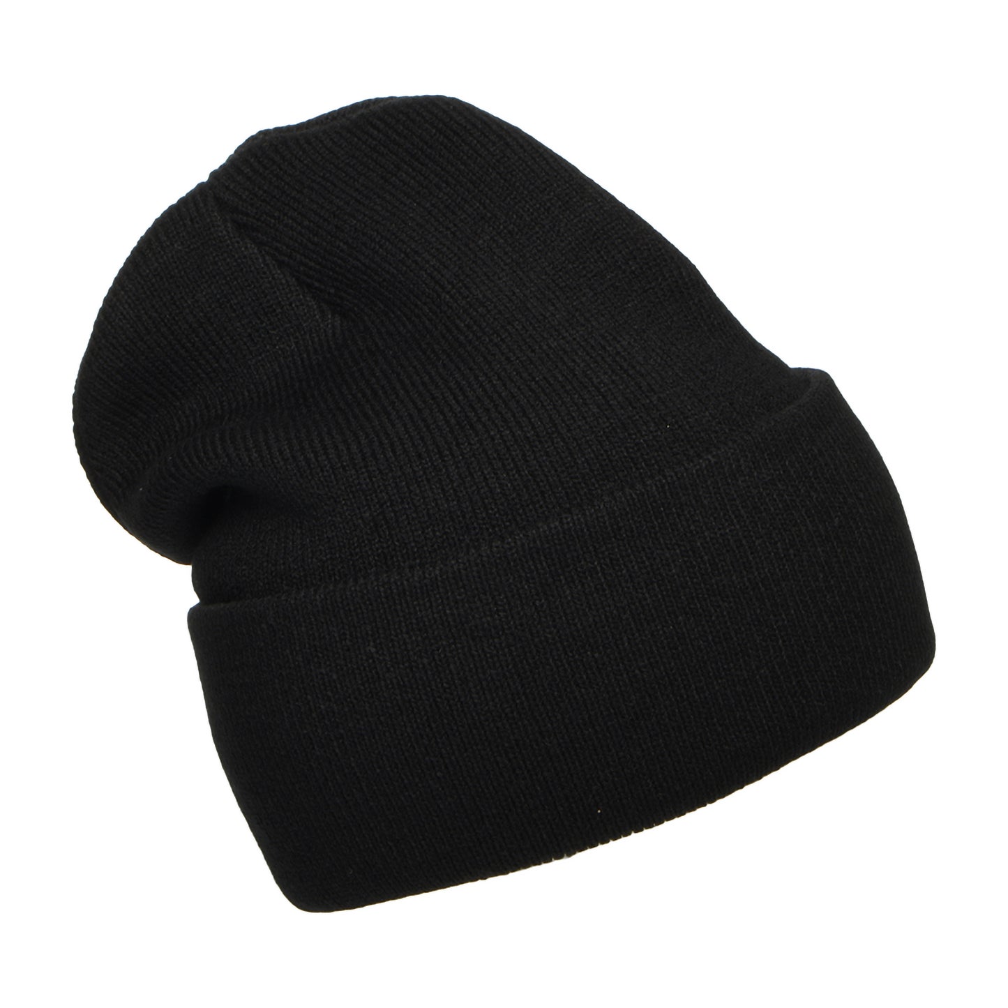 47 Brand Chicago Blackhawks Beanie Hat NHL Haymaker Cuff Knit - Black