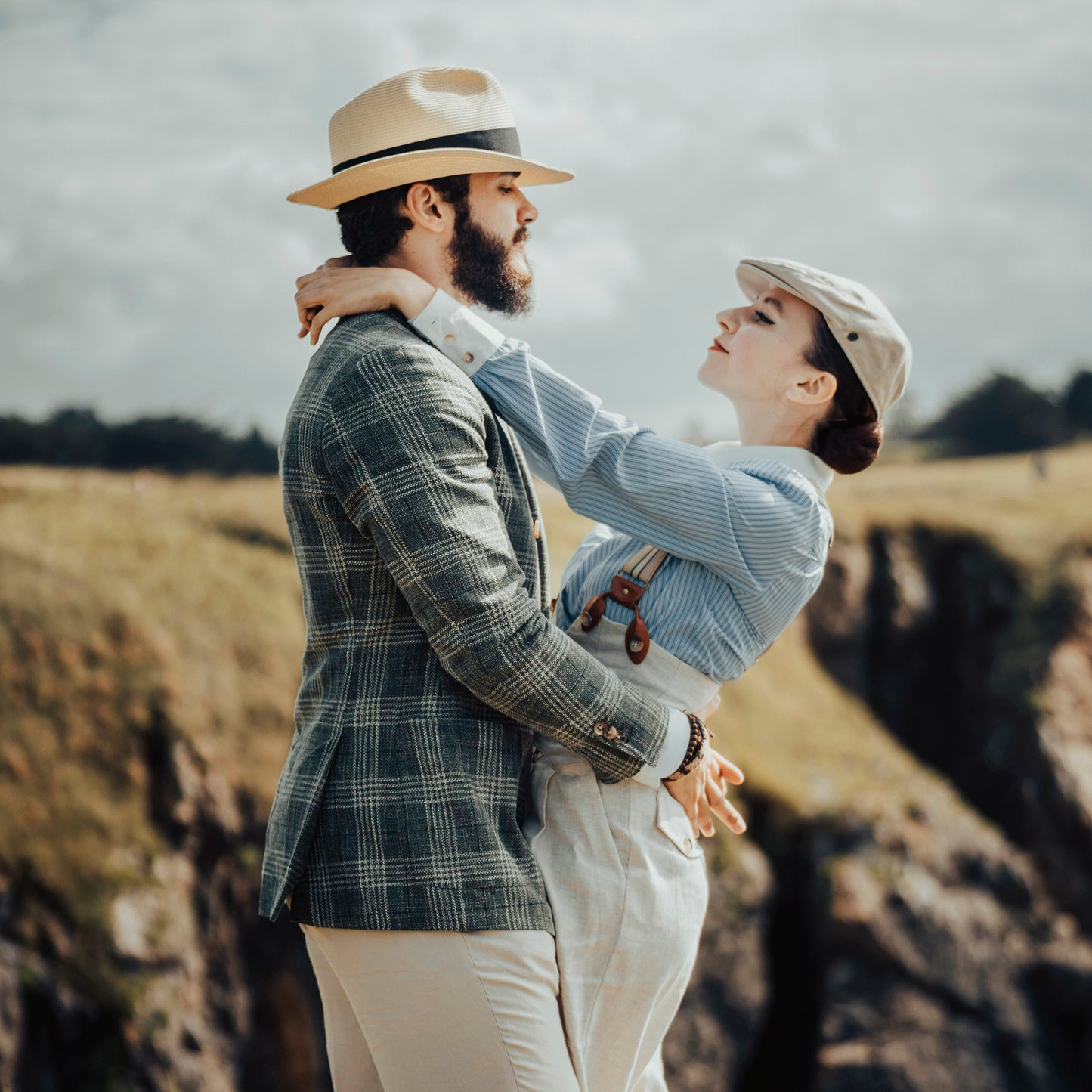 Jaxon & James Linen Flat Cap Natural Wholesale Pack