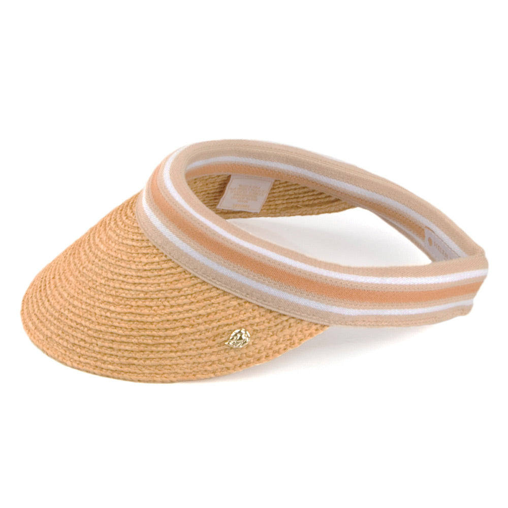 Helen Kaminski Hats Marina Raffia Straw Sun Visor - Natural