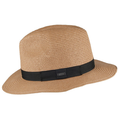 Barts Hats Aveloz Toyo Straw Fedora Hat - Light Brown