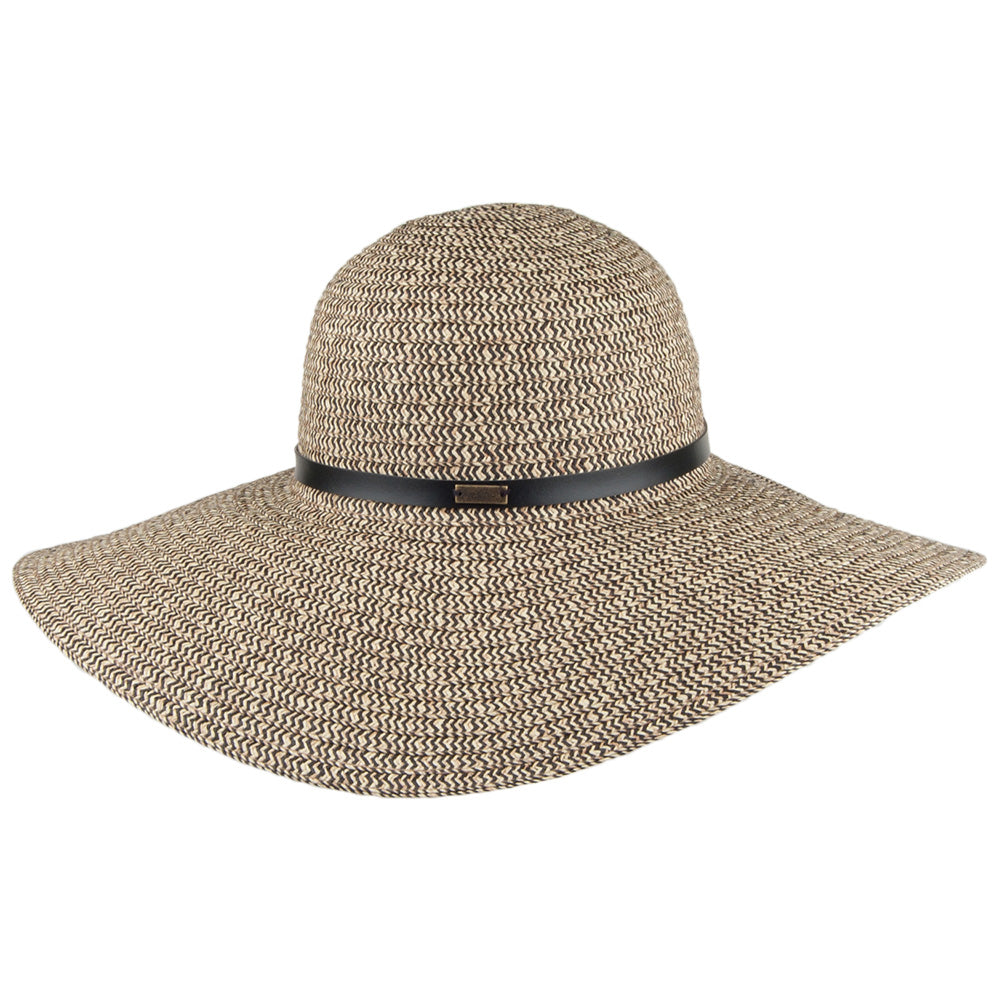 Betmar Hats Ramona Wide Brim Sun Hat - Natural-Black