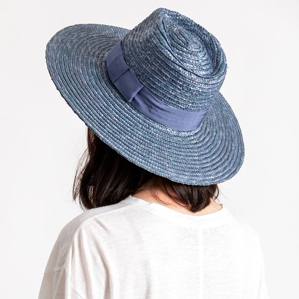 Brixton Hats Joanna Straw Sun Hat - Ice Blue