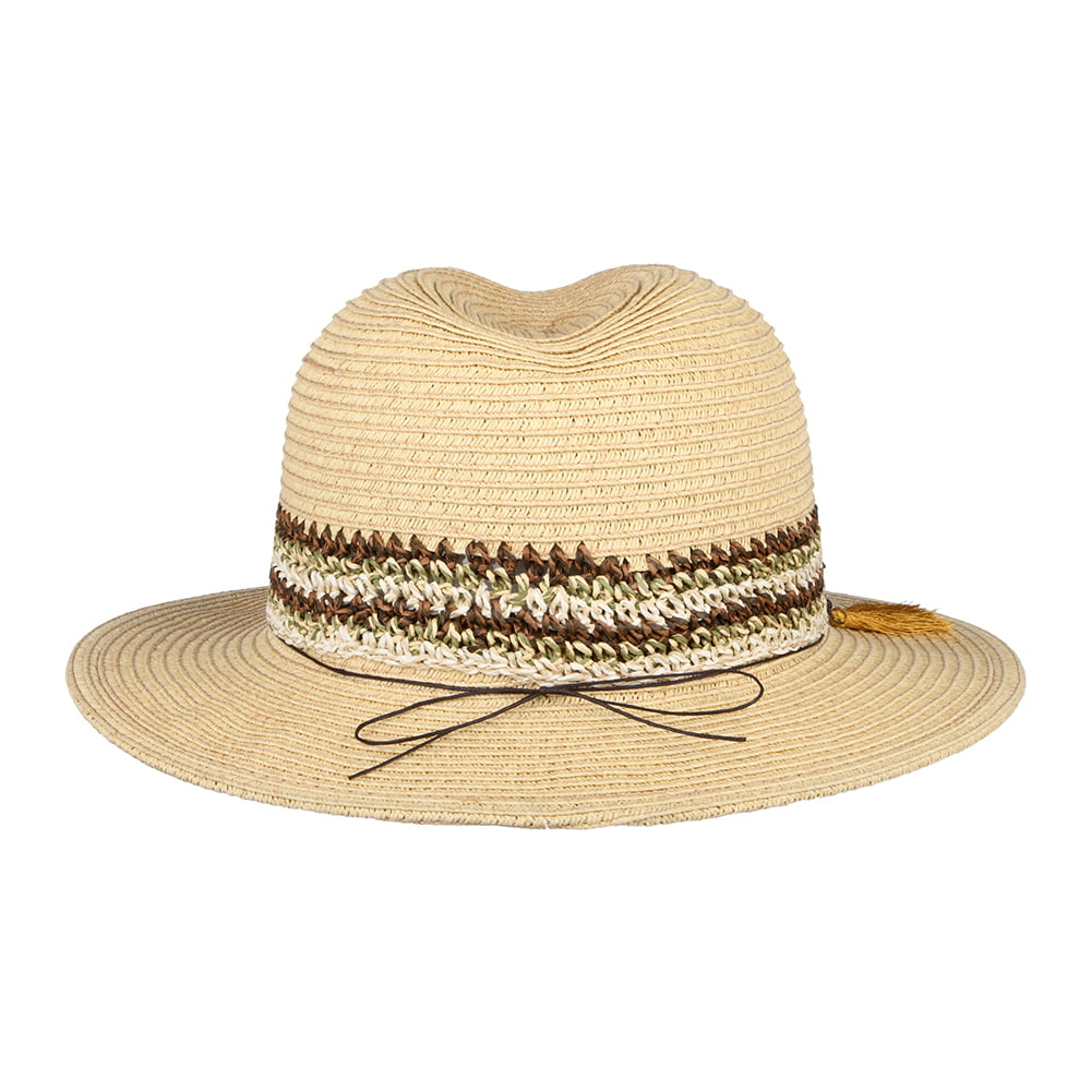 Scala Hats Lucio Safari Fedora Hat - Sand