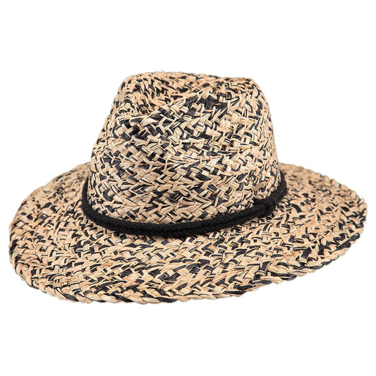 Barts Hats Fatua Raffia Straw Fedora Hat - Natural