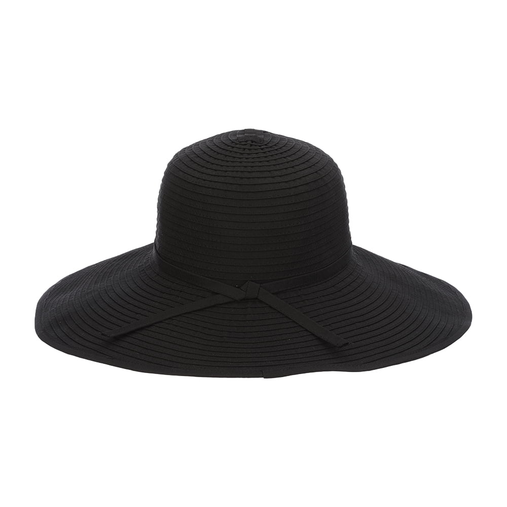 Scala Hats Russo Wide Brim Sun Hat - Black