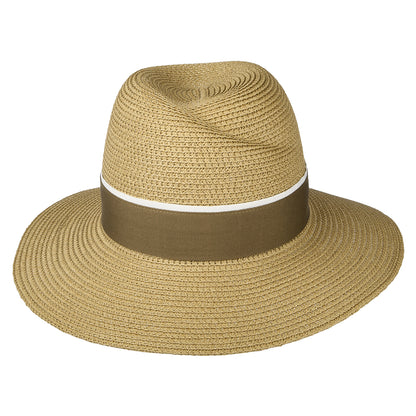 Failsworth Hats Roma Toyo Straw Sun Hat - Coffee-Cream