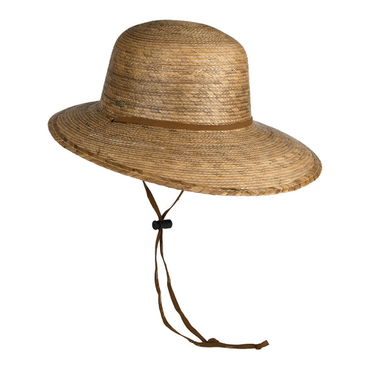 Scala Hats Annabel Braided Palm Sun Hat - Toast