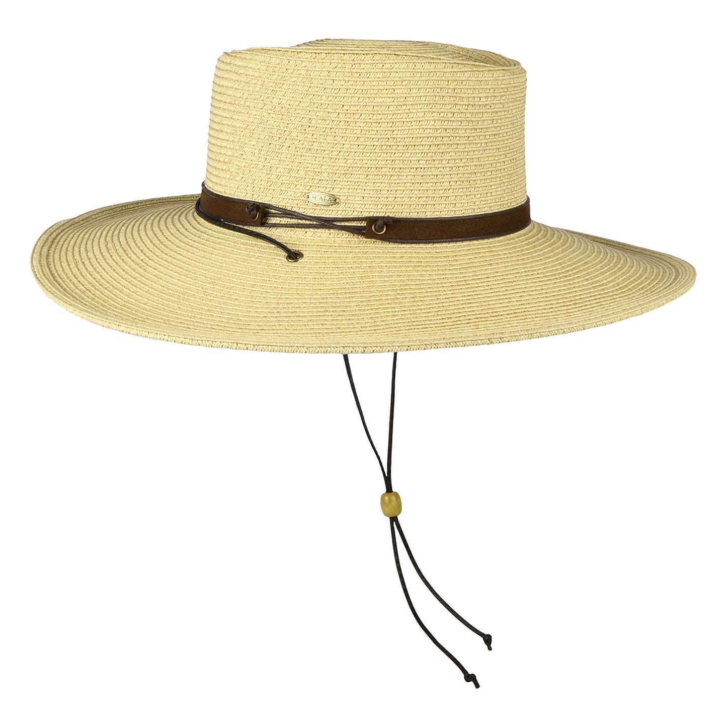 Scala Hats Bruges Toyo Straw Gaucho Hat - Natural
