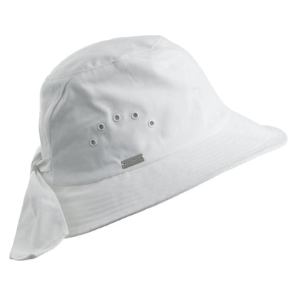 Betmar Hats Knotted Cloche - White