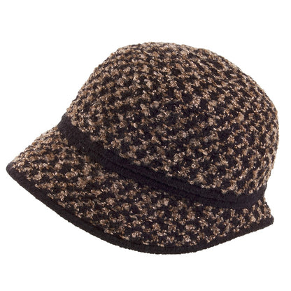 Betmar Hats Willow Cloche Hat - Black-Multi