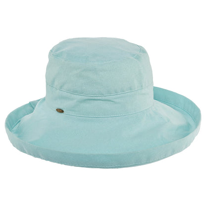 Scala Hats Lanikai Packable Sun Hat - Aqua