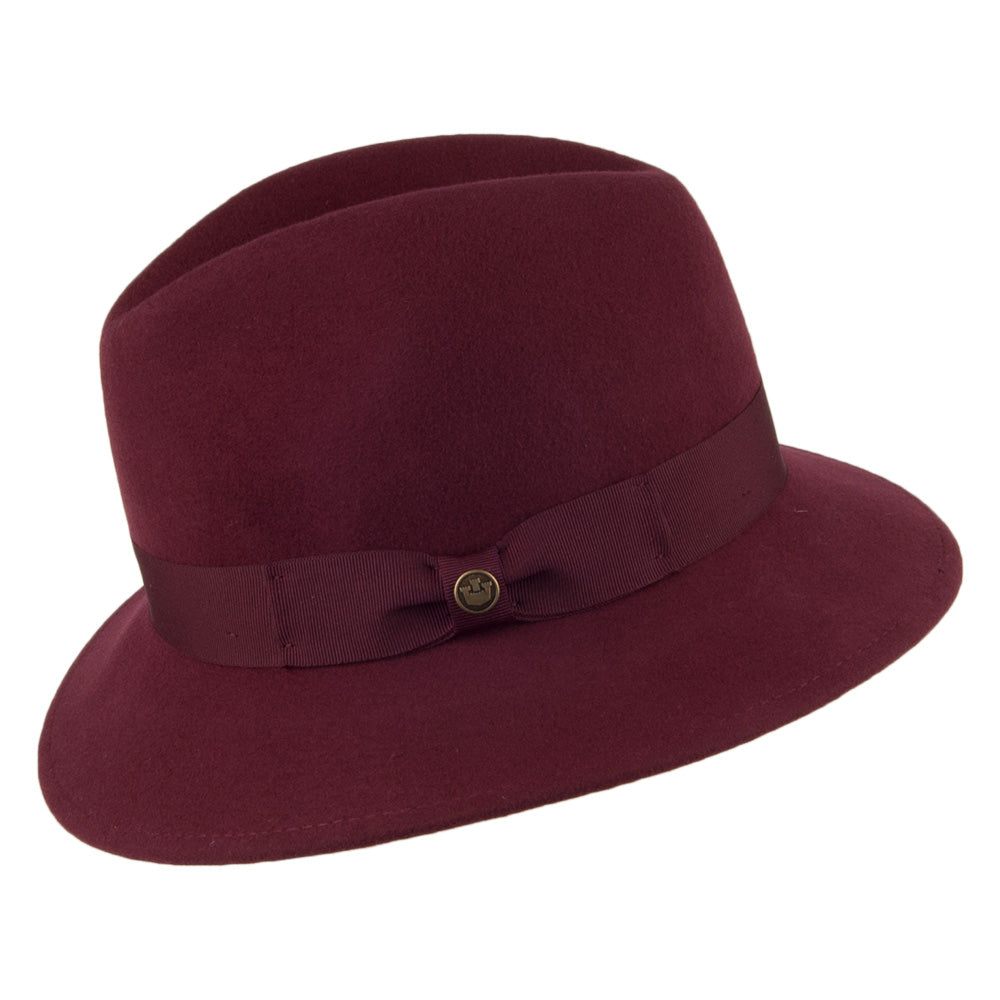 Goorin Ms Chandler Wool Down Brim Fedora - Purple