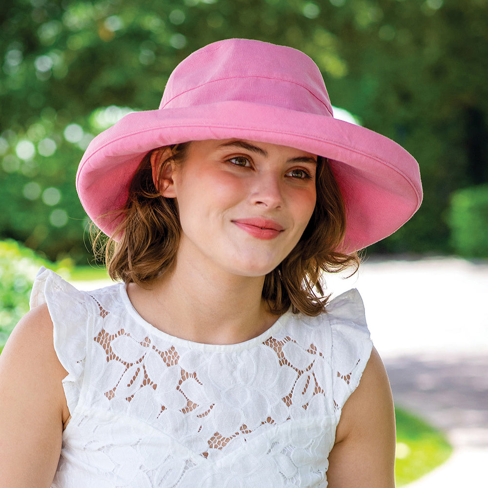 Scala Hats Lanikai Packable Sun Hat - Peony