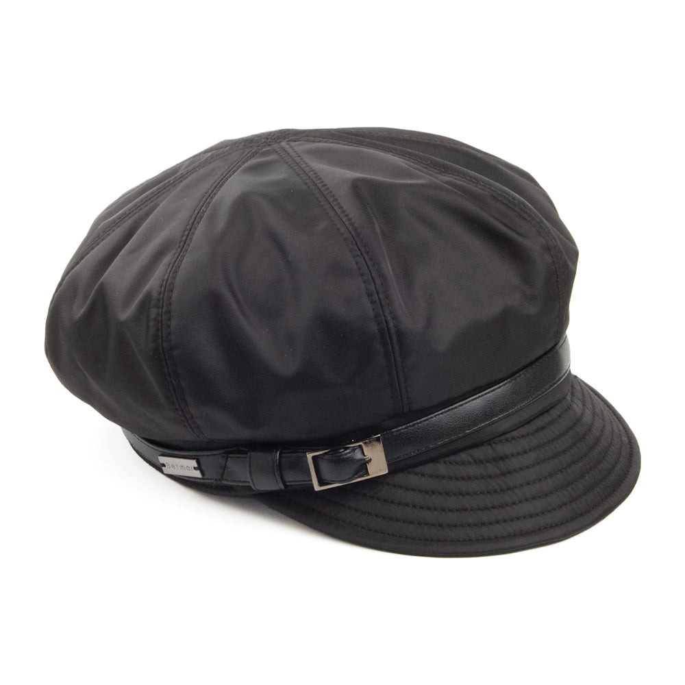Betmar Hats Fern Showerproof Baker Boy Hat - Black