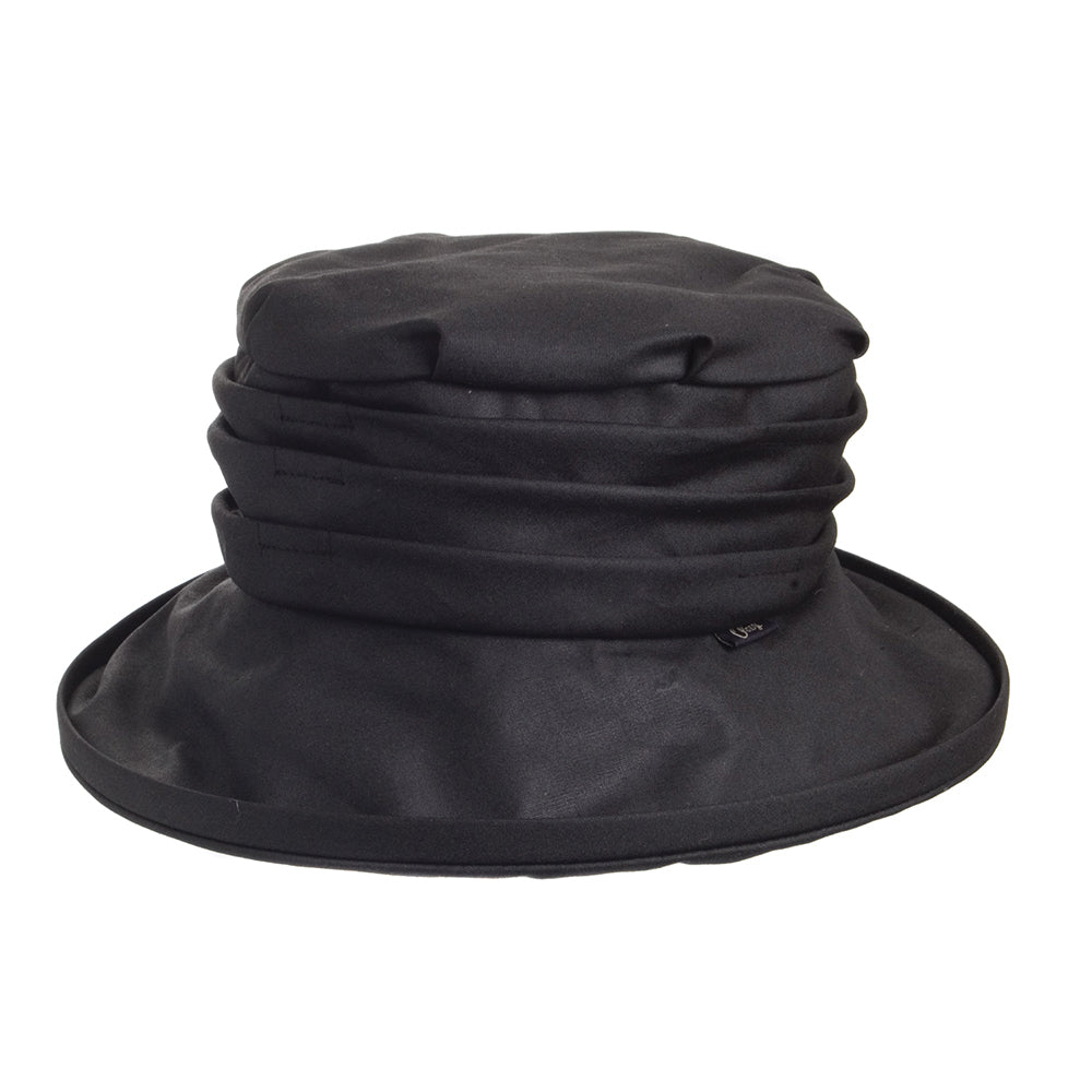 Olney Hats Annabel Waterproof Bucket Hat - Black