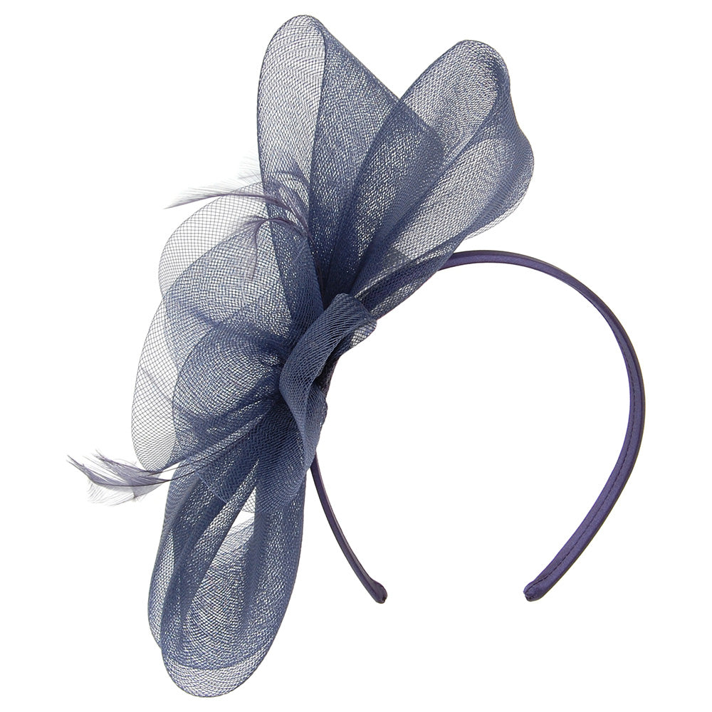 Jane Anne Designs Shauna Fascinator - Navy Blue
