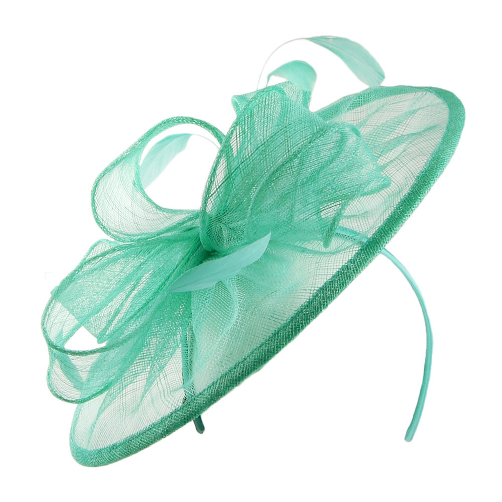 Failsworth Hats Ginny Disc Fascinator - Turquoise