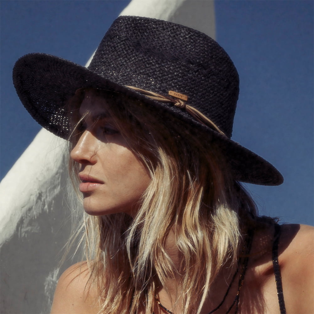 Barts Hats Arday Summer Fedora Hat - Black
